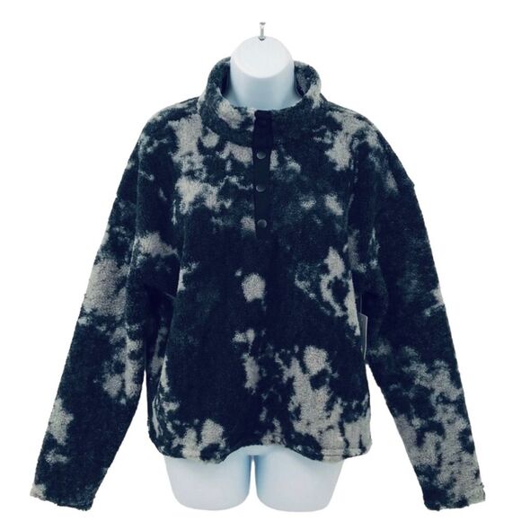 Marika Tyra Cropped Sherpa Pullover Sz.Large NWT - Picture 2 of 13